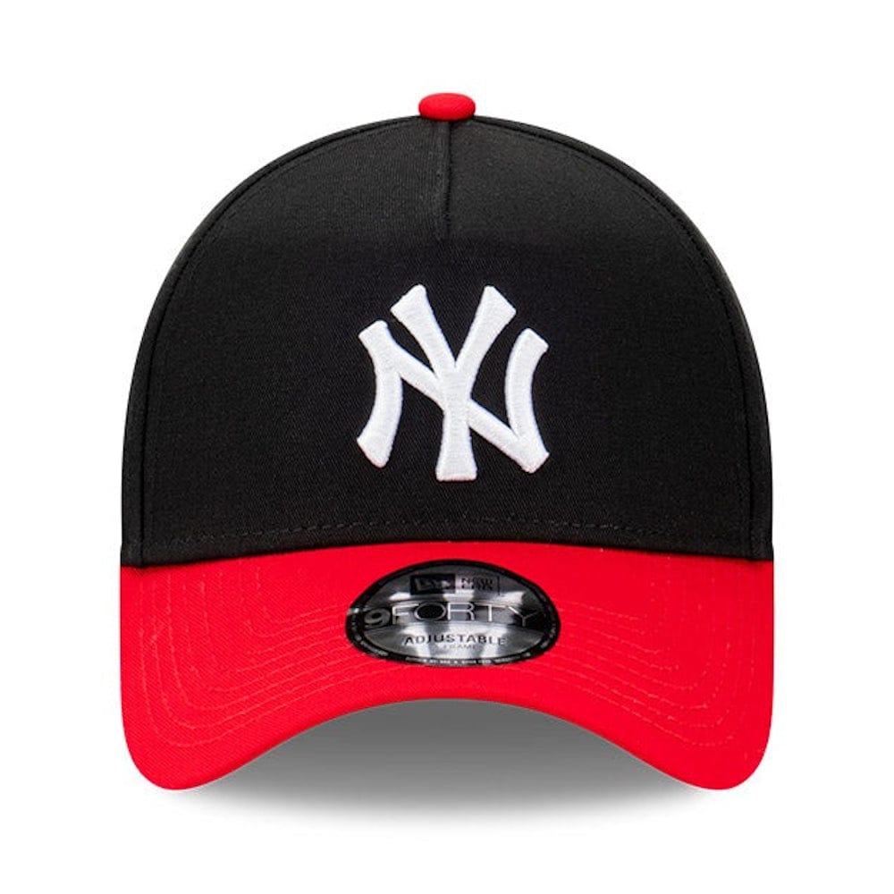 New Era 9FORTY Blackdome A-Frame Snapback New York Yankees - Black / Scarlet