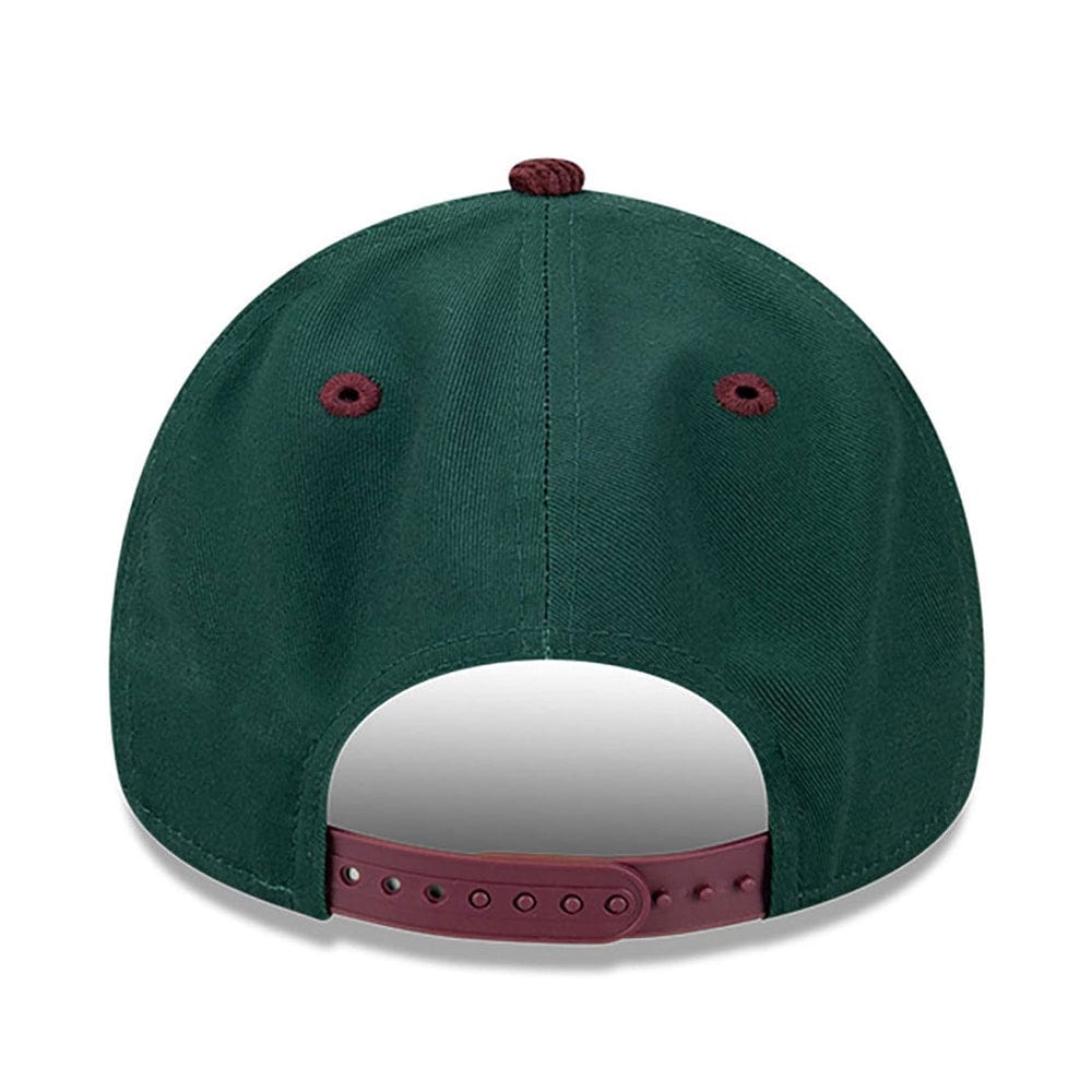 New Era 9FORTY Cord Brim A-Frame Snapback Chicago Bulls - Dark Green / Rhubarb