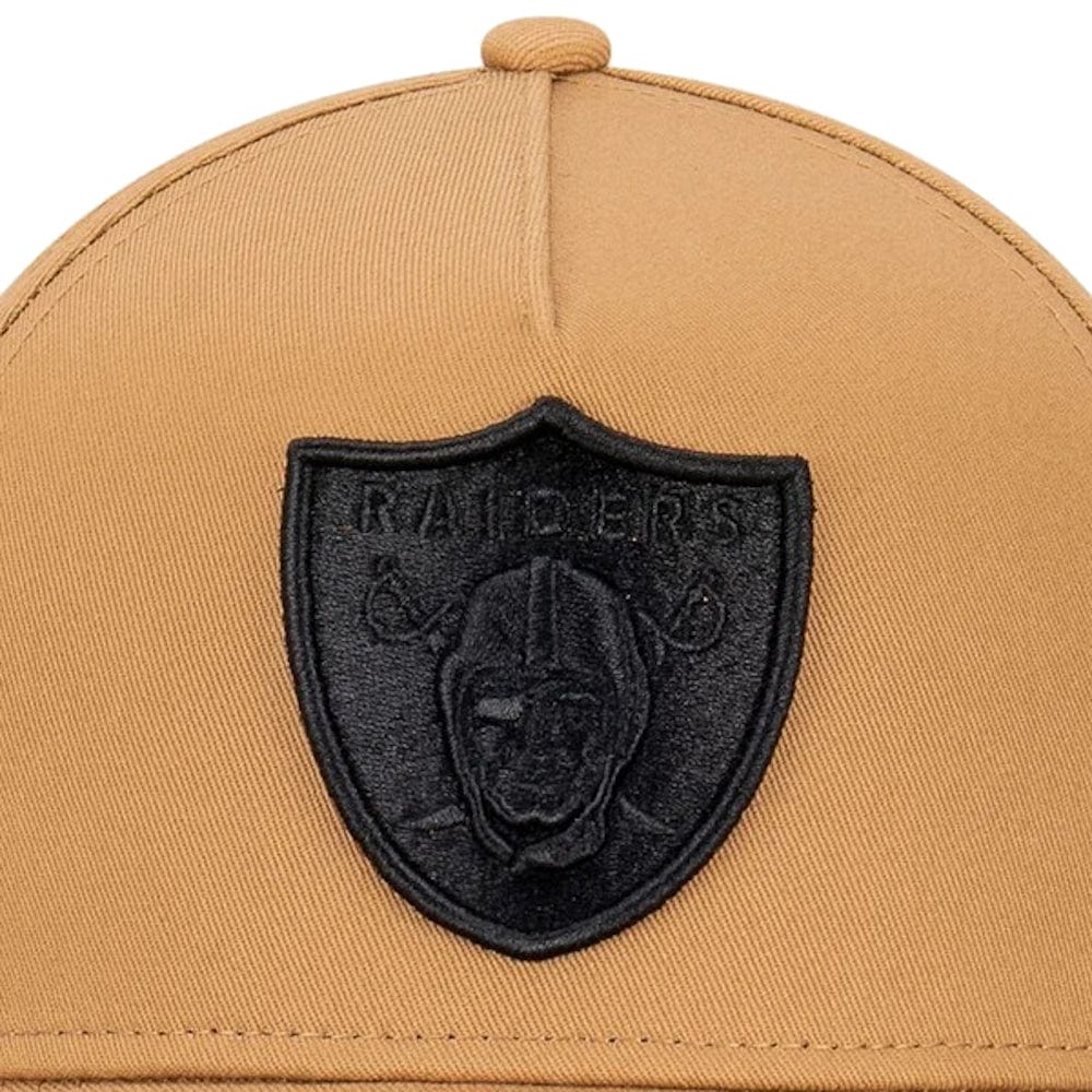 New Era 9FORTY Evergreen A-Frame Snapback Las Vegas Raiders - Wheat / Black