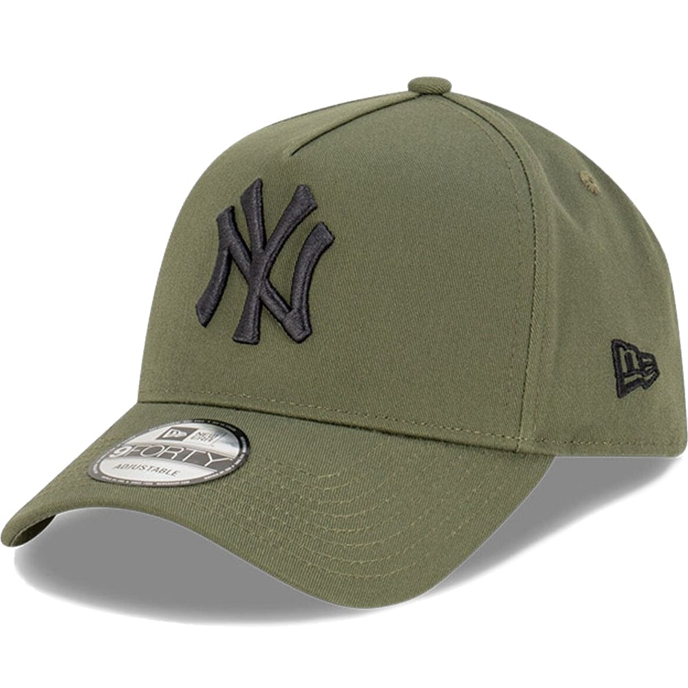 New Era 9FORTY Evergreen A-Frame Snapback New York Yankees - New Olive / Black