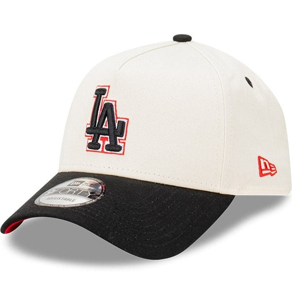 New Era 9FORTY Ivory Blaze A-Frame Snapback Los Angeles Dodgers - Chrome White / Black