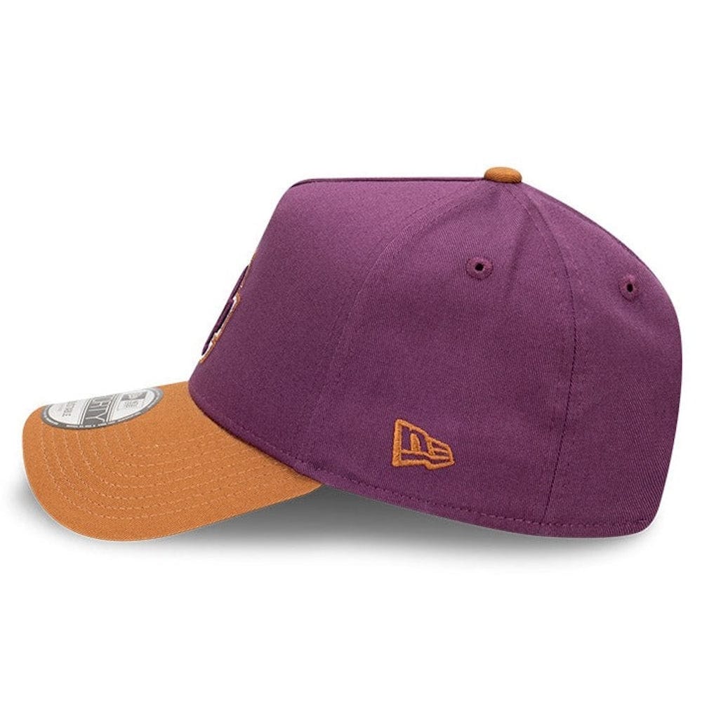 New Era 9FORTY Peanut Butter & Jam A-Frame Snapback Los Angeles Dodgers - Damson / Toasted Peanut