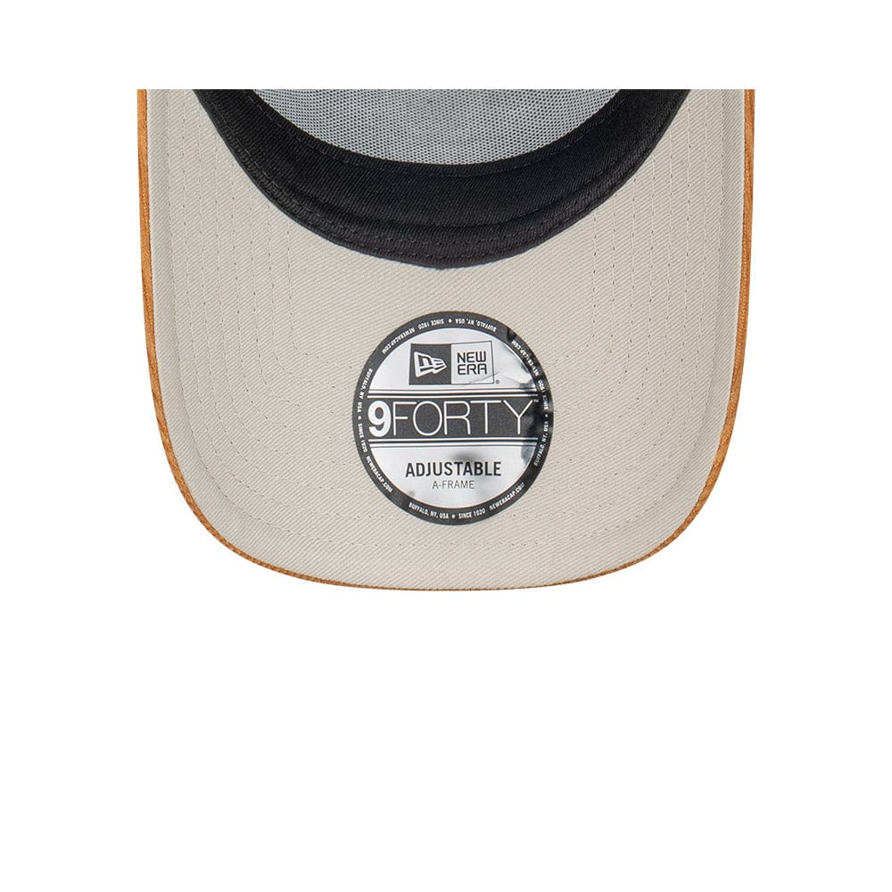 New Era 9FORTY Premium Cord Visor A-Frame Snapback Chicago Bulls - Black / Wheat