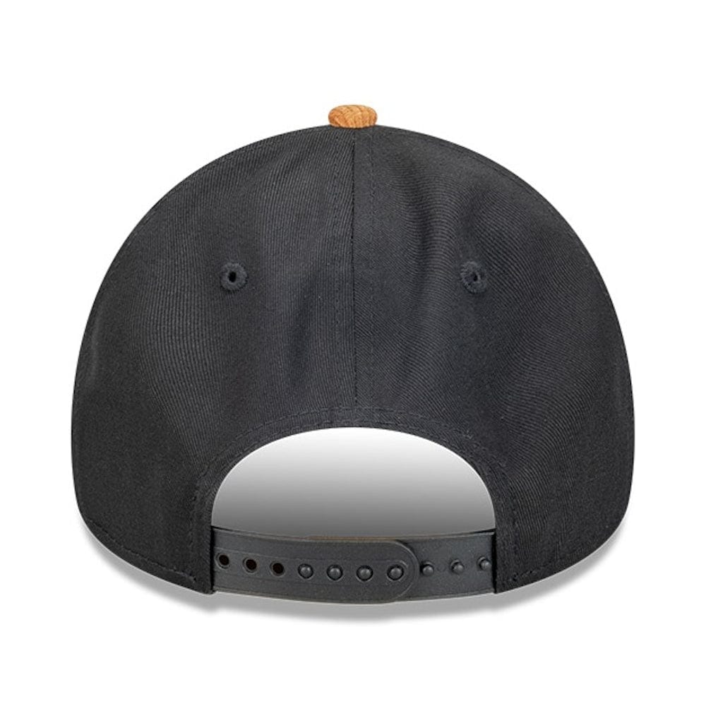 New Era 9FORTY Premium Cord Visor A-Frame Snapback Los Angeles Dodgers - Black / Wheat