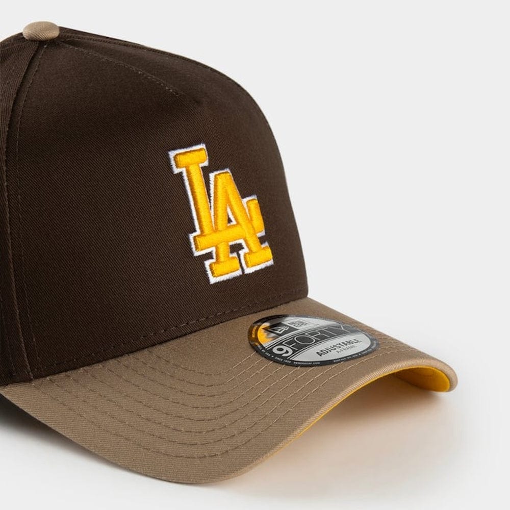 New Era 9FORTY Rocky Road A-Frame Snapback Los Angeles Dodgers - Walnut