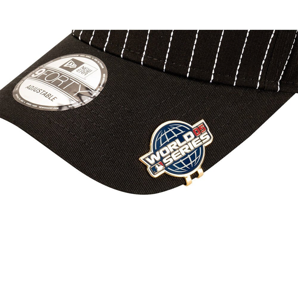 New Era 9FORTY Stitched Pin-Striping A-Frame Snapback Chicago White Sox - Black