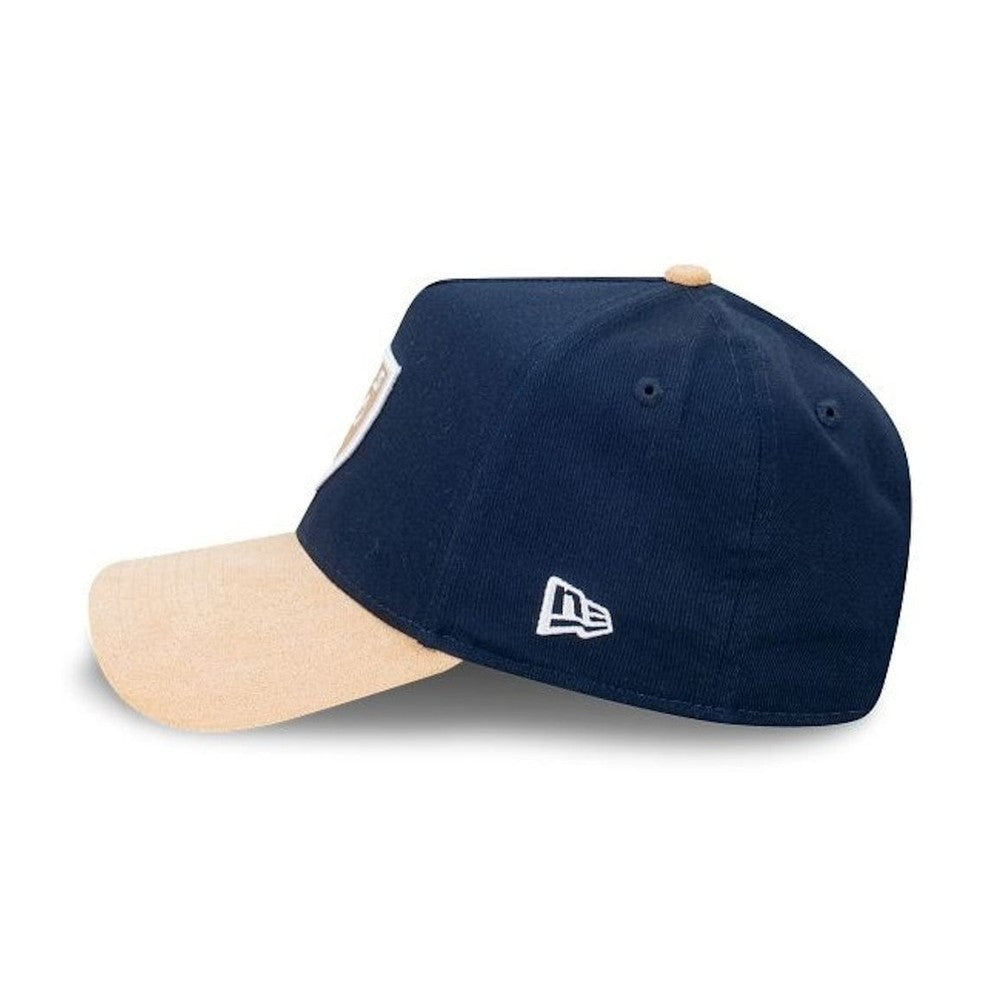 New Era 9FORTY Suede Brim A-Frame Snapback Las Vegas Raiders - Oceanside Blue / Oatmilk
