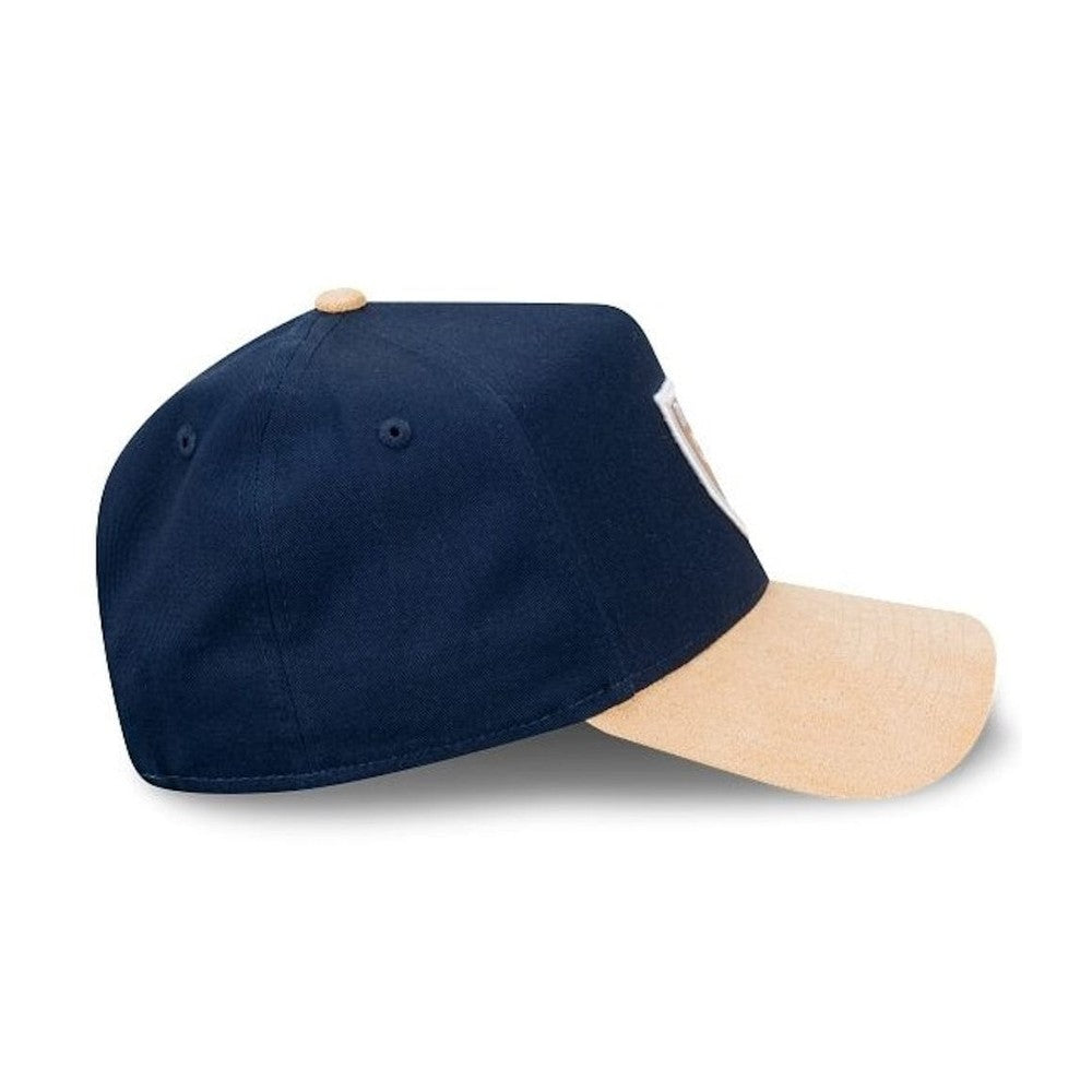 New Era 9FORTY Suede Brim A-Frame Snapback Las Vegas Raiders - Oceanside Blue / Oatmilk
