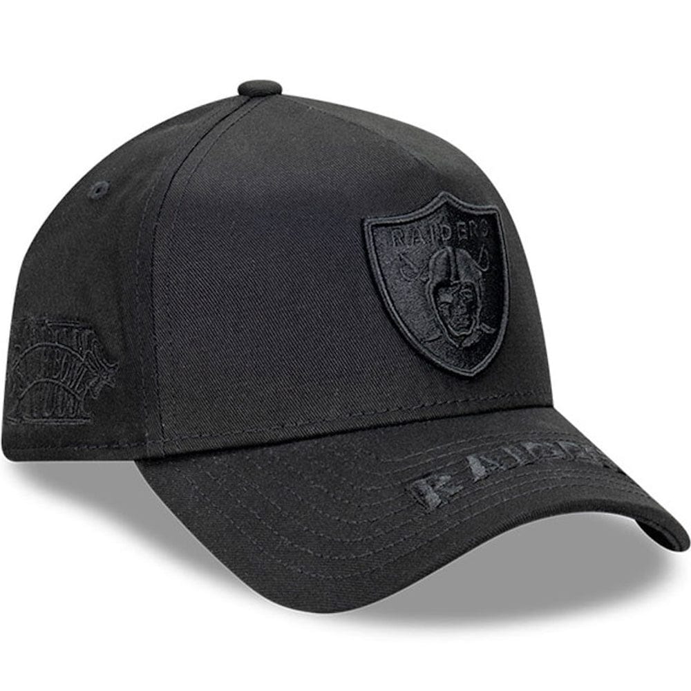 New Era 9FORTY Tonal Visor Hit A-Frame Snapback Las Vegas Raiders - Black / Black