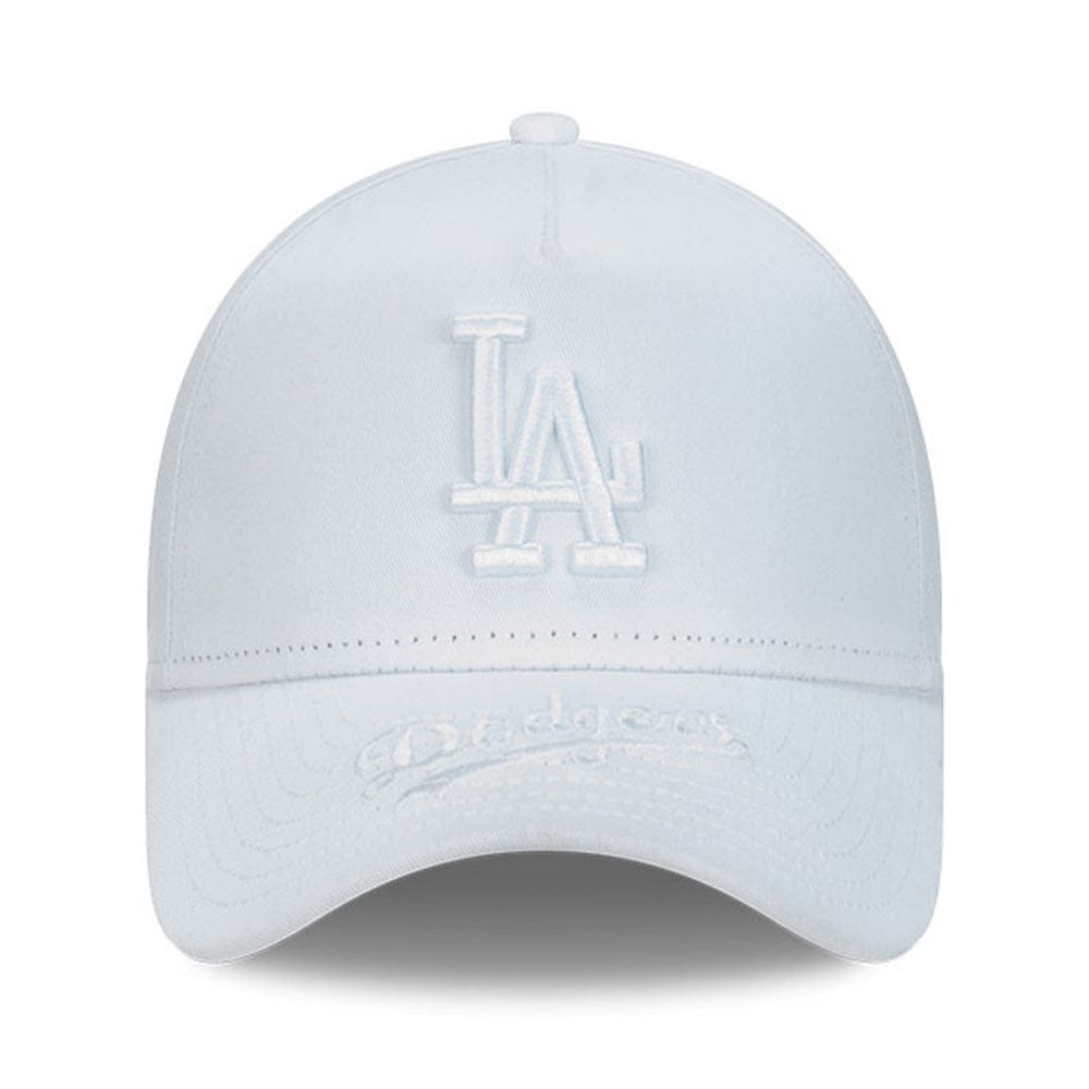 New Era 9FORTY Tonal Visor Hit A-Frame Snapback Los Angeles Dodgers - White / White