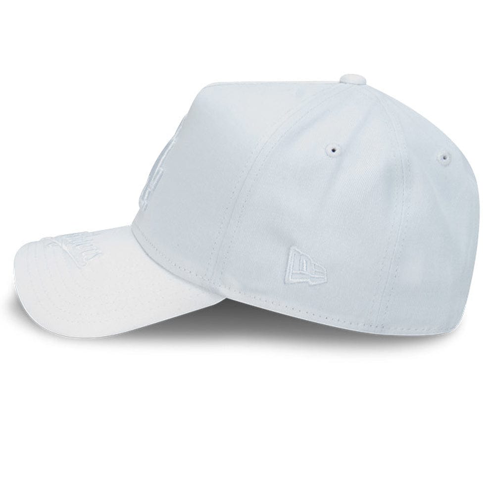 New Era 9FORTY Tonal Visor Hit A-Frame Snapback Los Angeles Dodgers - White / White