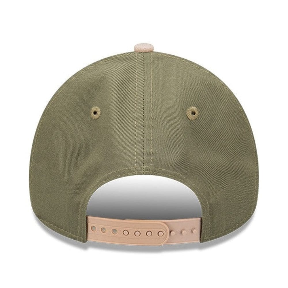 New Era 9FORTY Vintage Olive A-Frame Snapback Los Angeles Dodgers - New Olive / Ash Brown