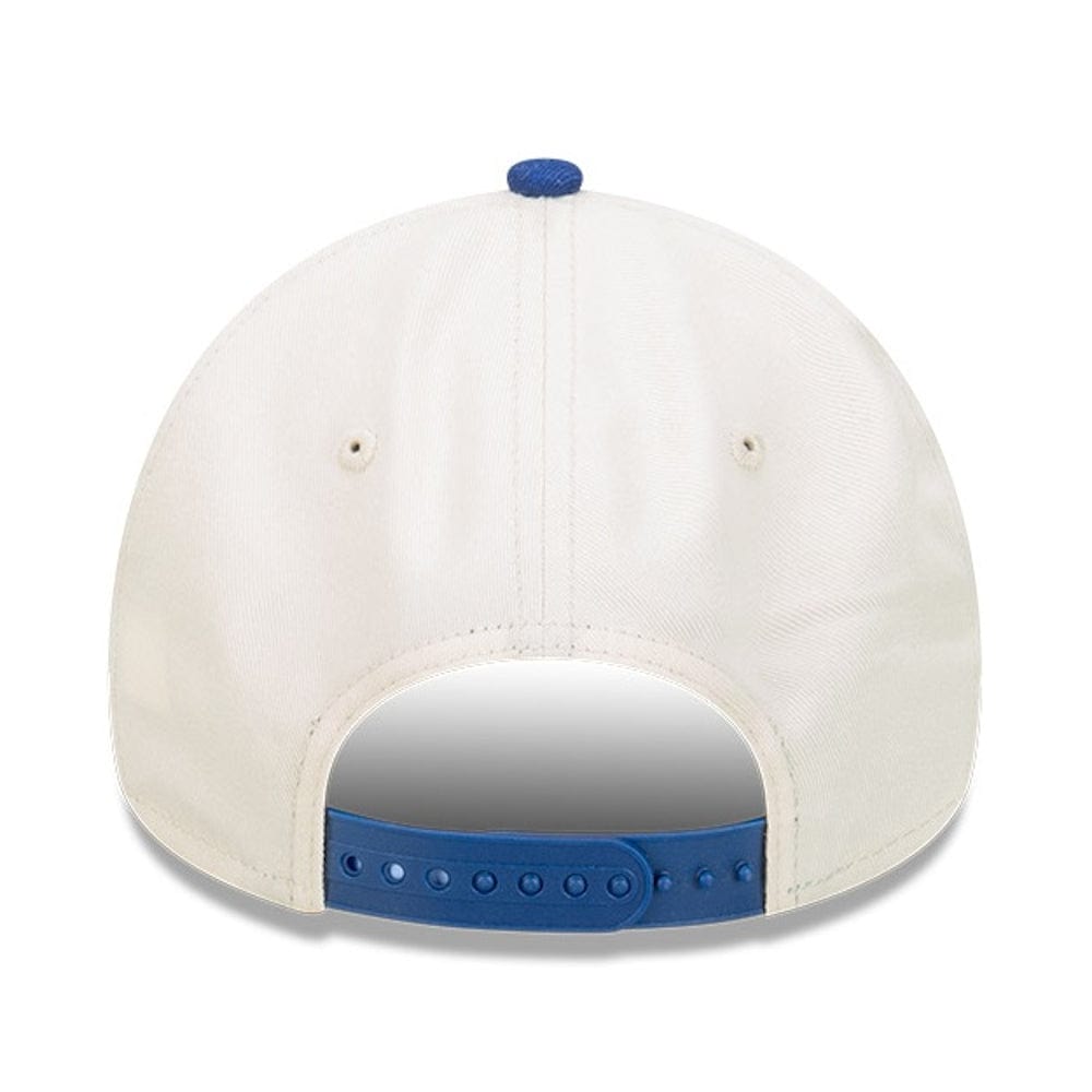 New Era 9FORTY Wordmark A-Frame Snapback Los Angeles Dodgers - Chrome White / Royal