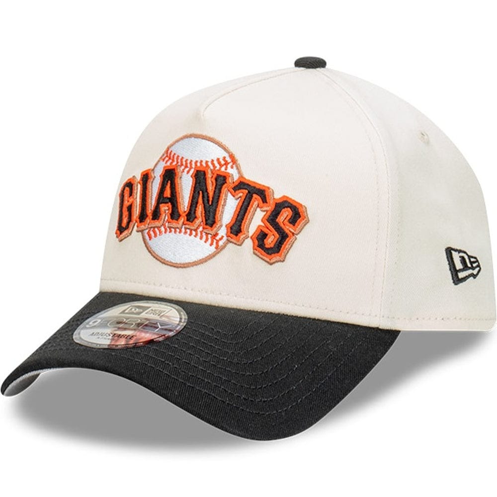 New Era 9FORTY Wordmark A-Frame Snapback San Fransisco Giants - Chrome White / Black
