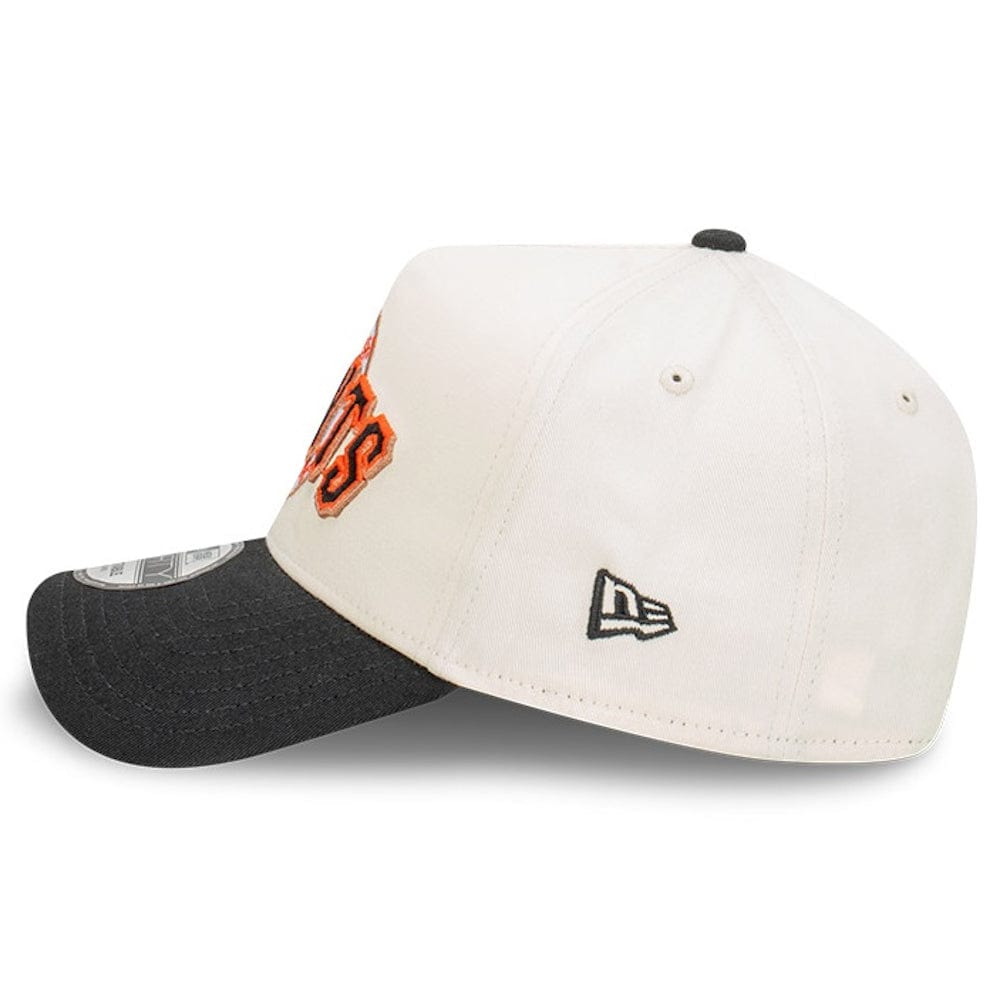 New Era 9FORTY Wordmark A-Frame Snapback San Fransisco Giants - Chrome White / Black