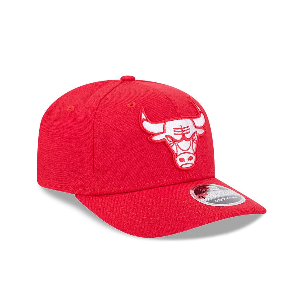New Era 9SEVENTY MLB Simple Team Stretch Snapback Chicago Bulls- Red