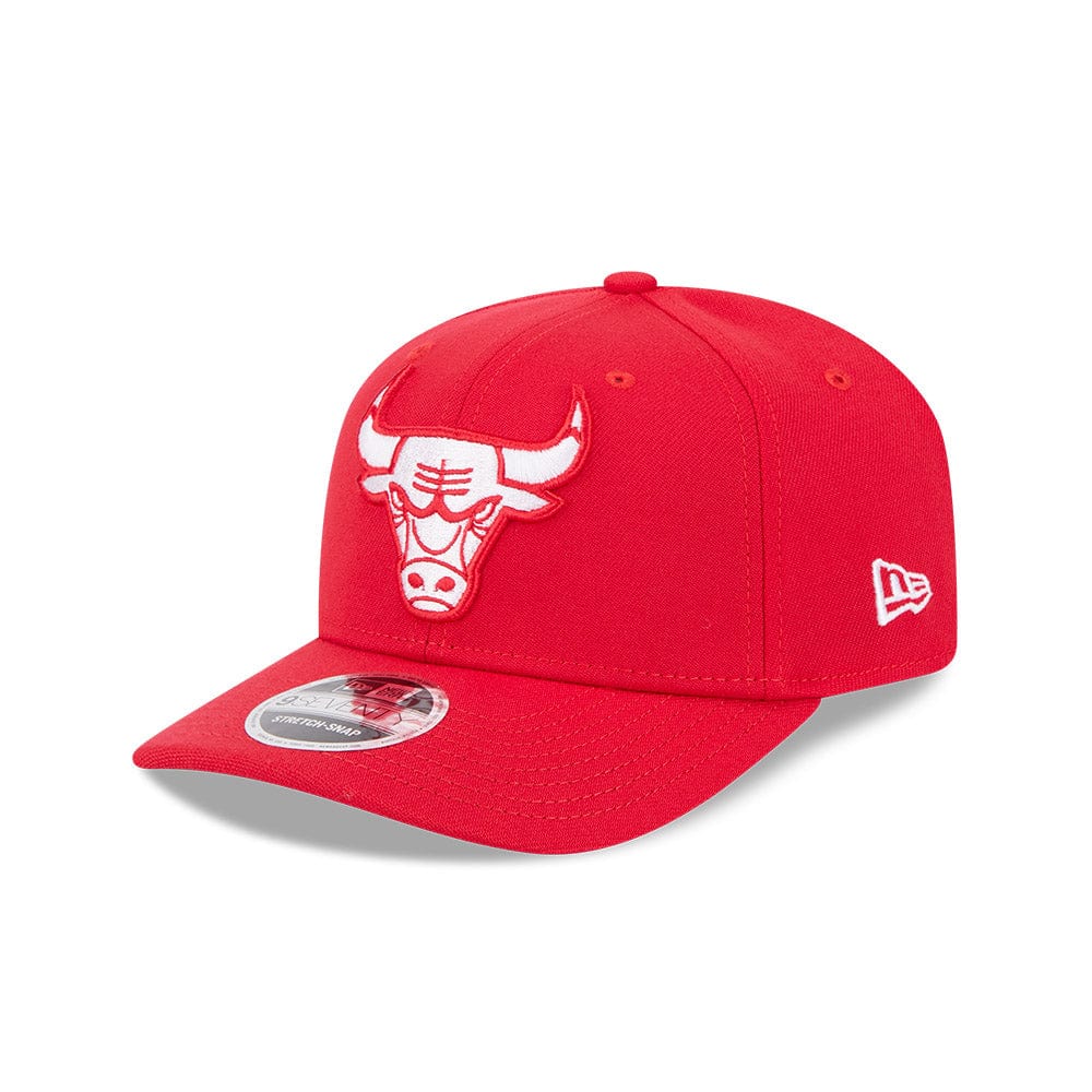 New Era 9SEVENTY MLB Simple Team Stretch Snapback Chicago Bulls- Red