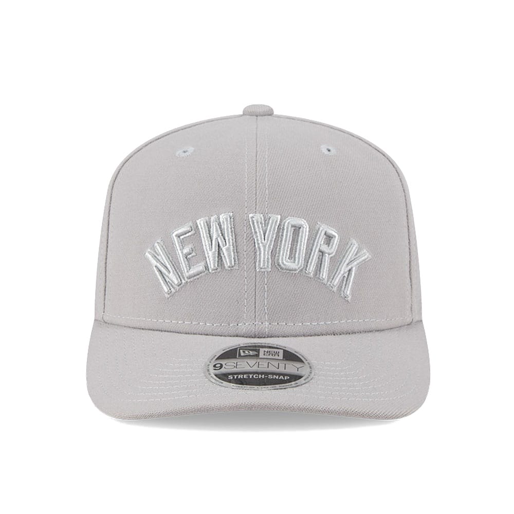 New Era 9SEVENTY Tonal Grey Script Snapback - Grey