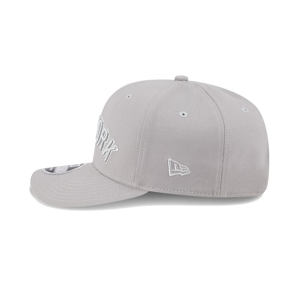 New Era 9SEVENTY Tonal Grey Script Snapback - Grey