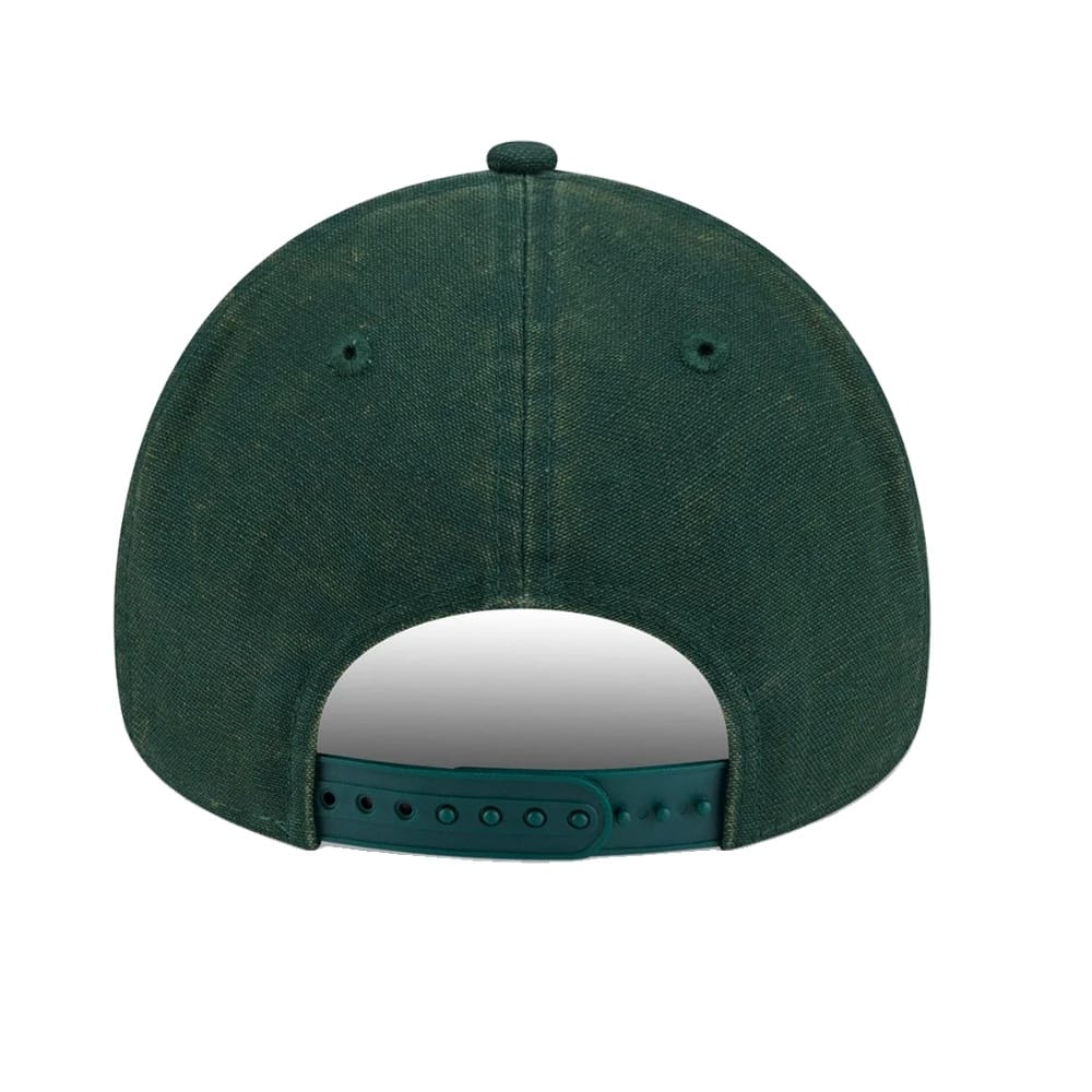 New Era 9FORTY Washed Canvas A-Frame New York Yankees - Dark Green - Image 3