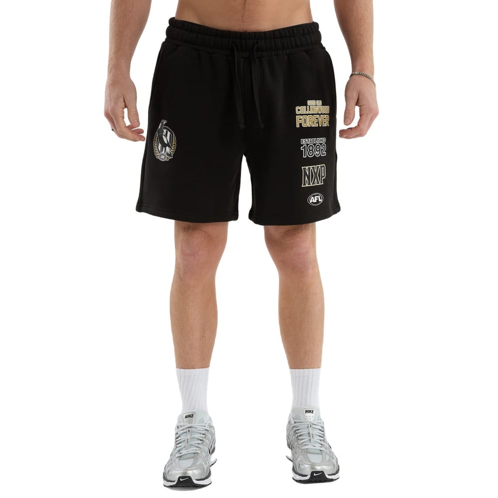 NXP X AFL Collingwood Prime TrackShort - Jet Black
