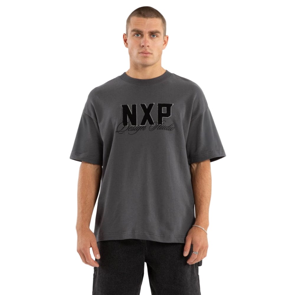 NXP Dwell Loopback Raptor Tee - Asphalt