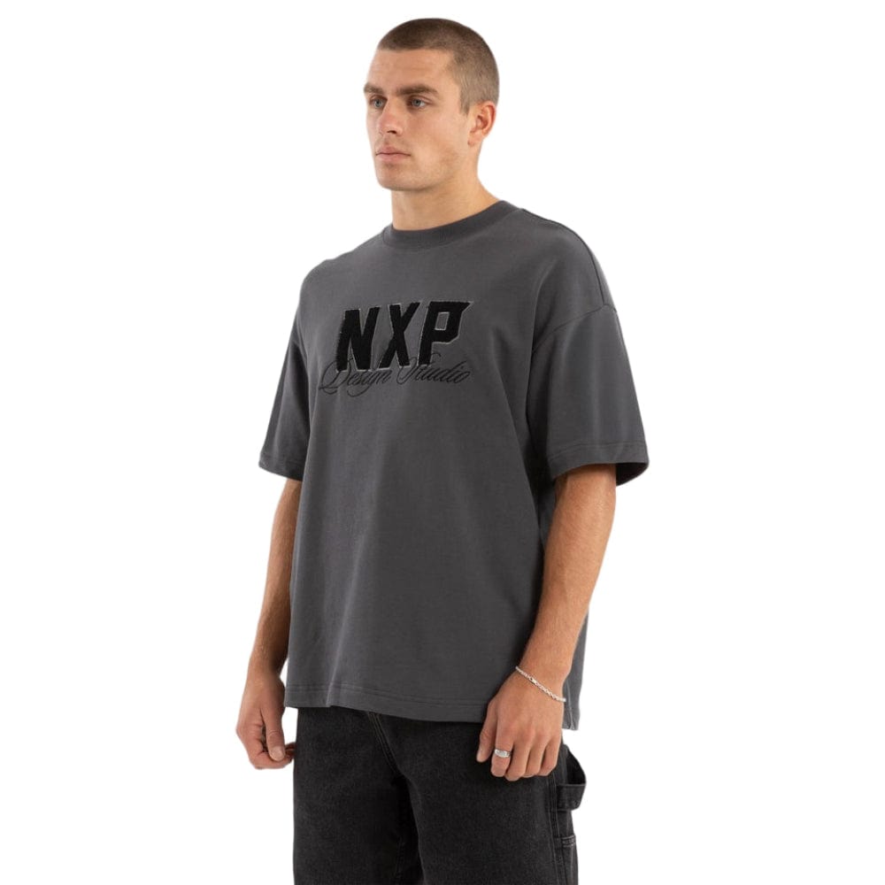 NXP Dwell Loopback Raptor Tee - Asphalt