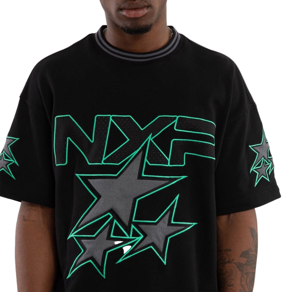 NXP Glitches Loopback Raptor Tee - Jet Black