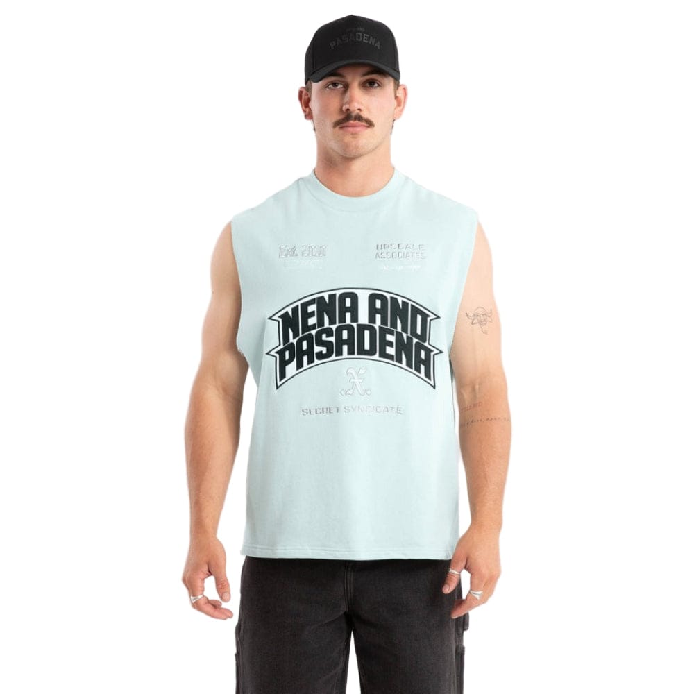 NXP Pride Loopback Raptor Muscle Tee - Pastel Blue
