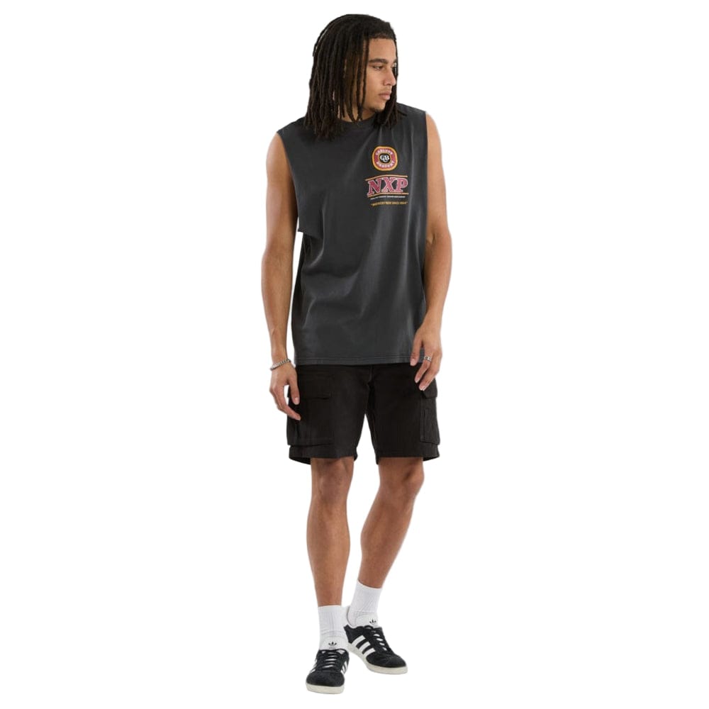 NXP X Carlton Draught Comical Relaxed Muscle Tee - Pigment Black
