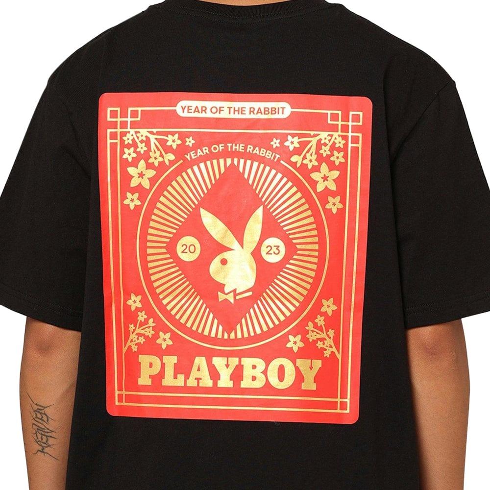 Playboy Year Of The Rabbit Original Fit Tee - Black