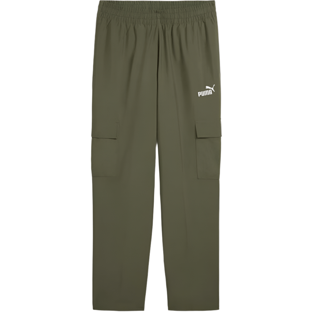 PUMA Essentials No. 1 Logo Men's Woven Cargo Pants - Loden Green