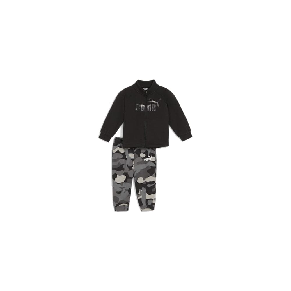 PUMA Infants Minicats Camo AOP Jogger Suit - Black