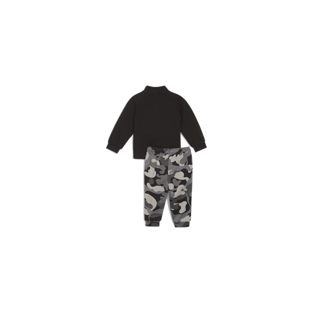 PUMA Infants Minicats Camo AOP Jogger Suit - Black