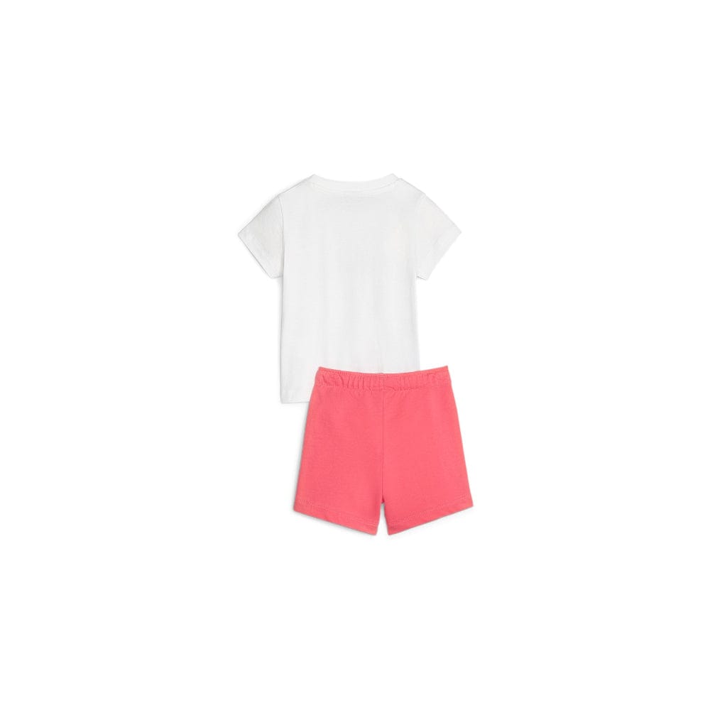 PUMA Infants Minicats Tee & Shorts Set - Electric Blush