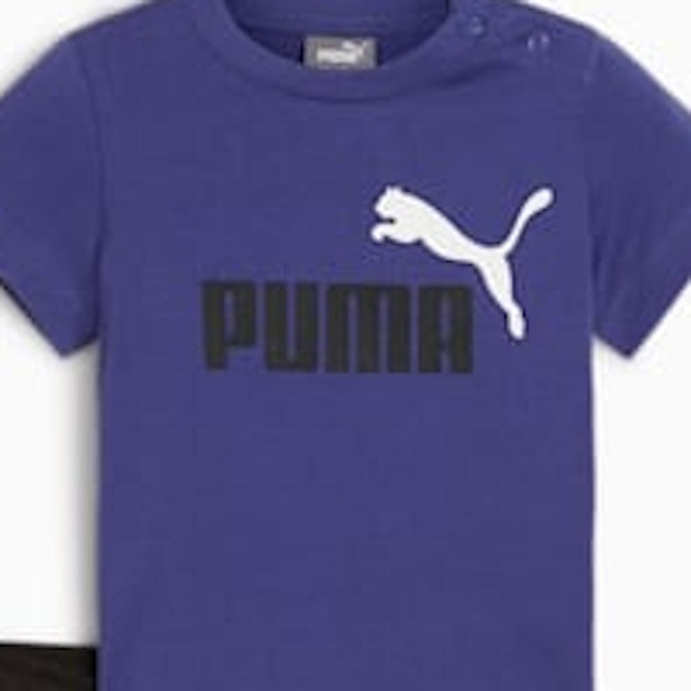 PUMA Infants Minicats Tee & Shorts Set - Lapis Lazuli