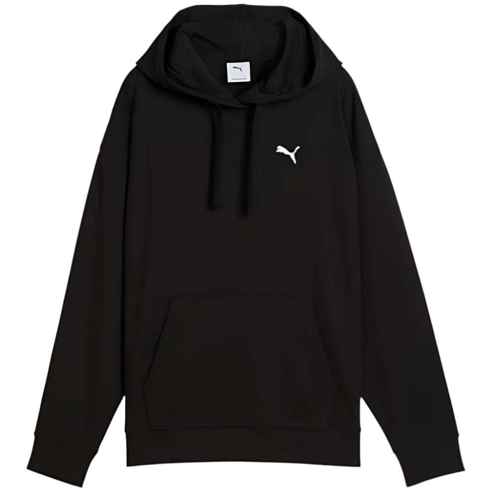 PUMA Womens ESS ELEVATED Comfort Rib Hoodie - Black