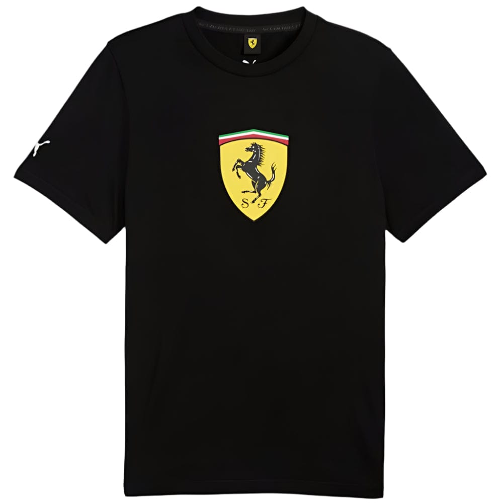PUMA Ferrari Race Coloured Big Shield Tee - Black