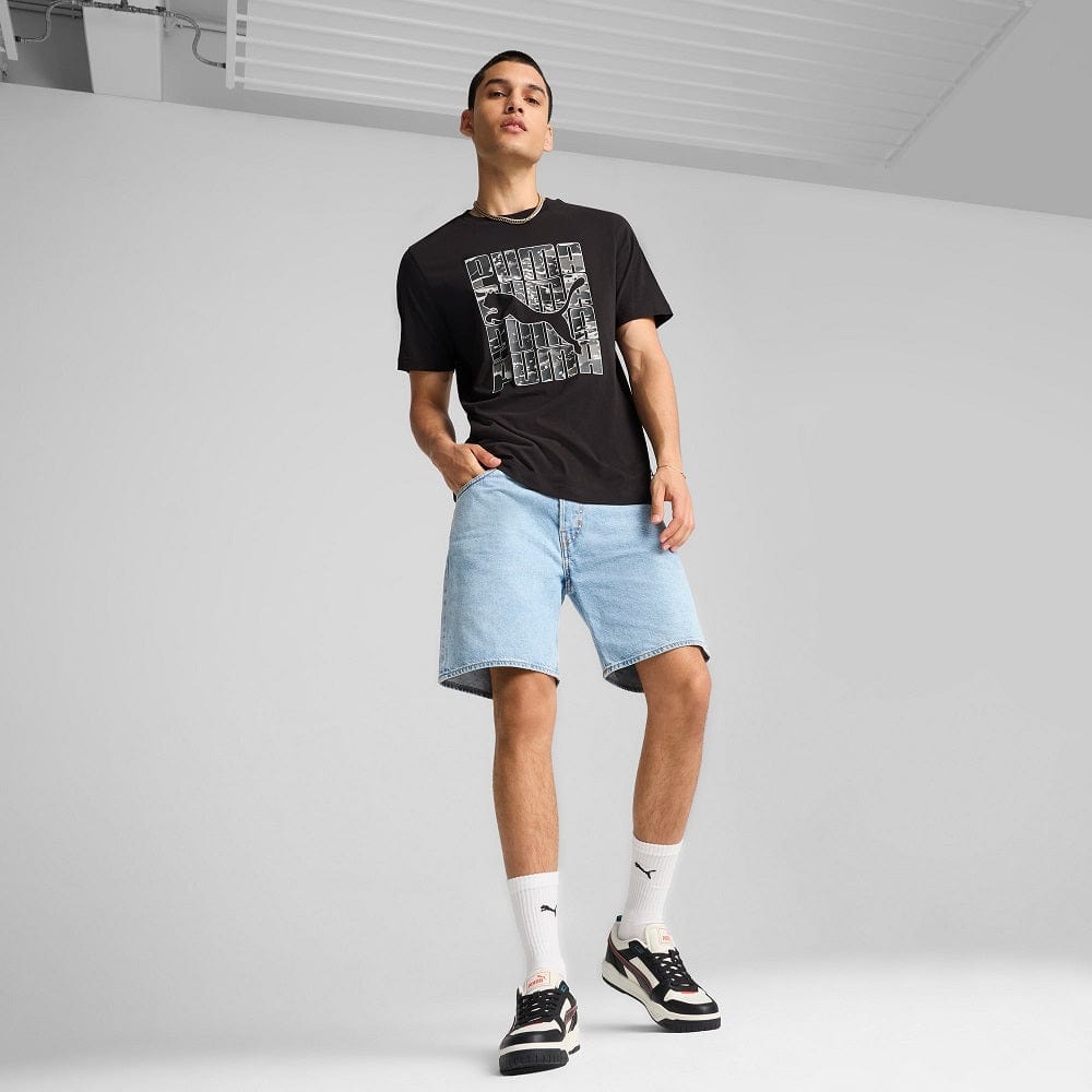 PUMA Graphics Camo Tee - Black