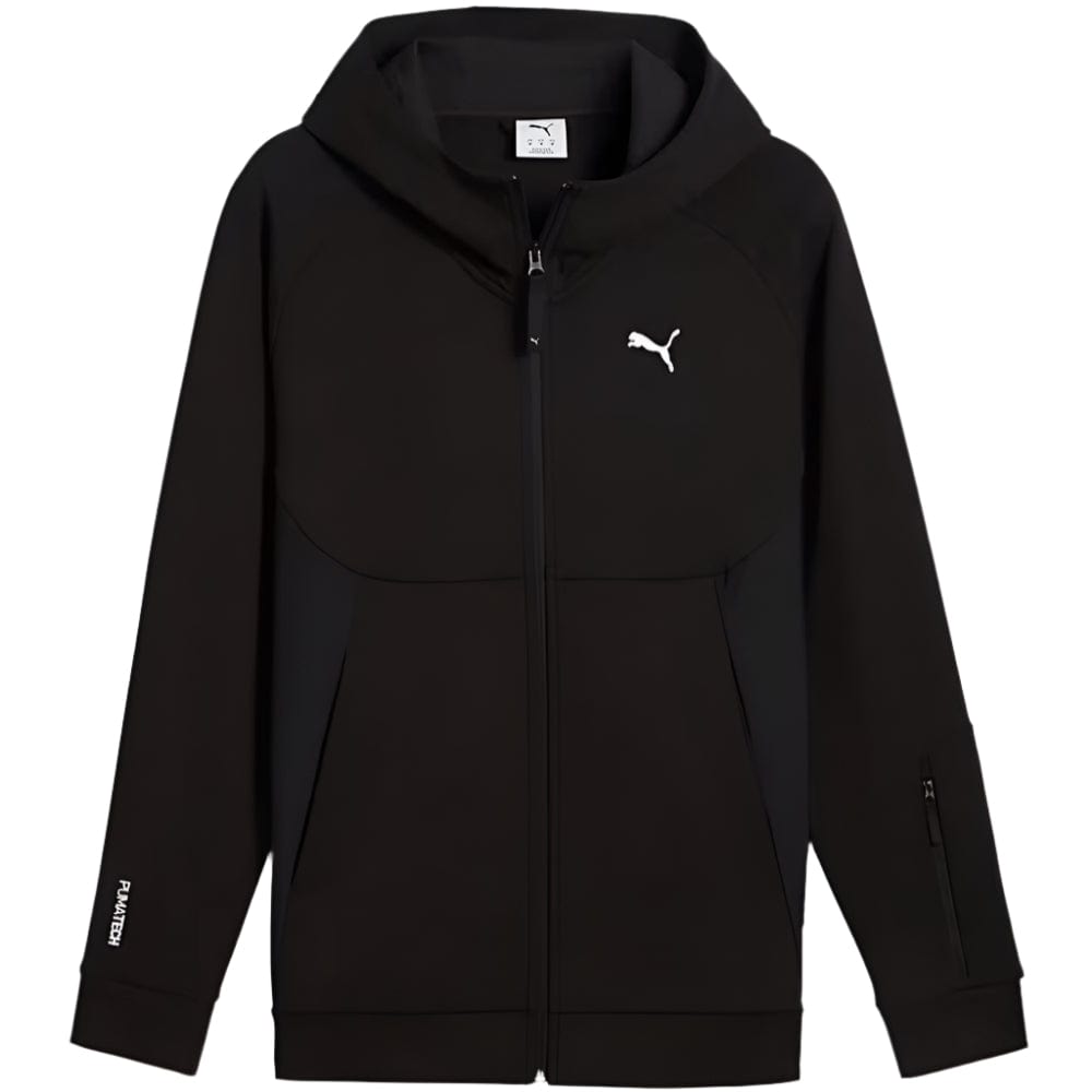 PUMA PUMATECH Mens Track Top - Black