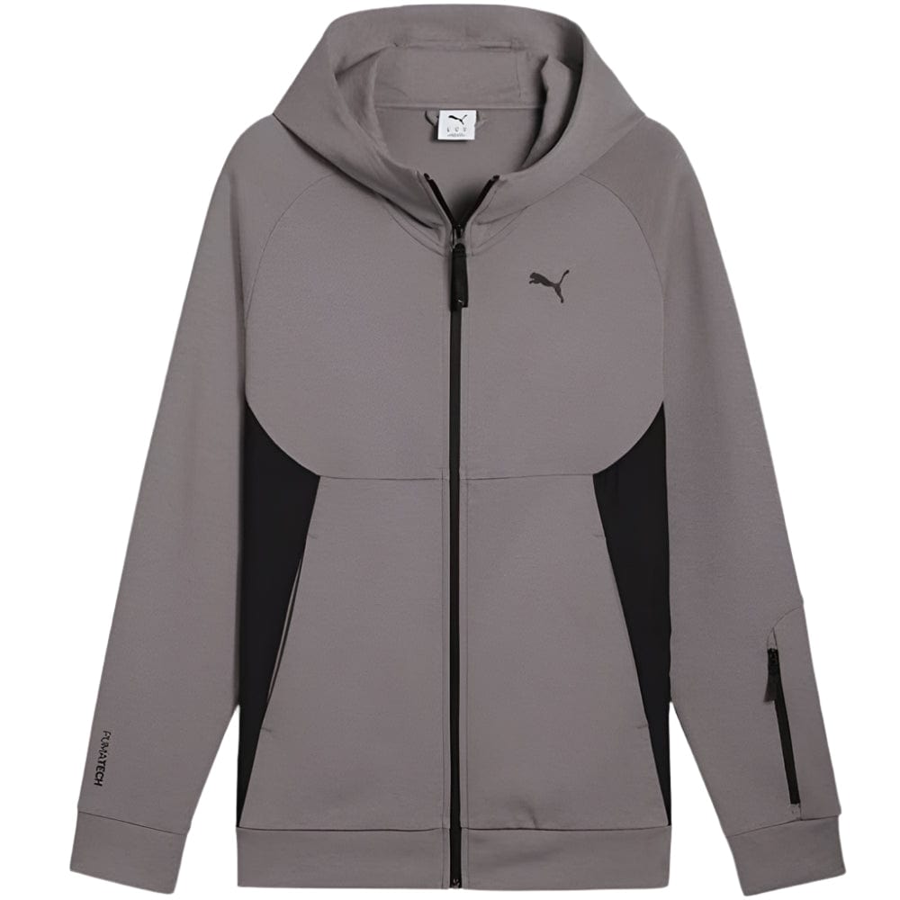 PUMA PUMATECH Mens Track Top - Cast Iron