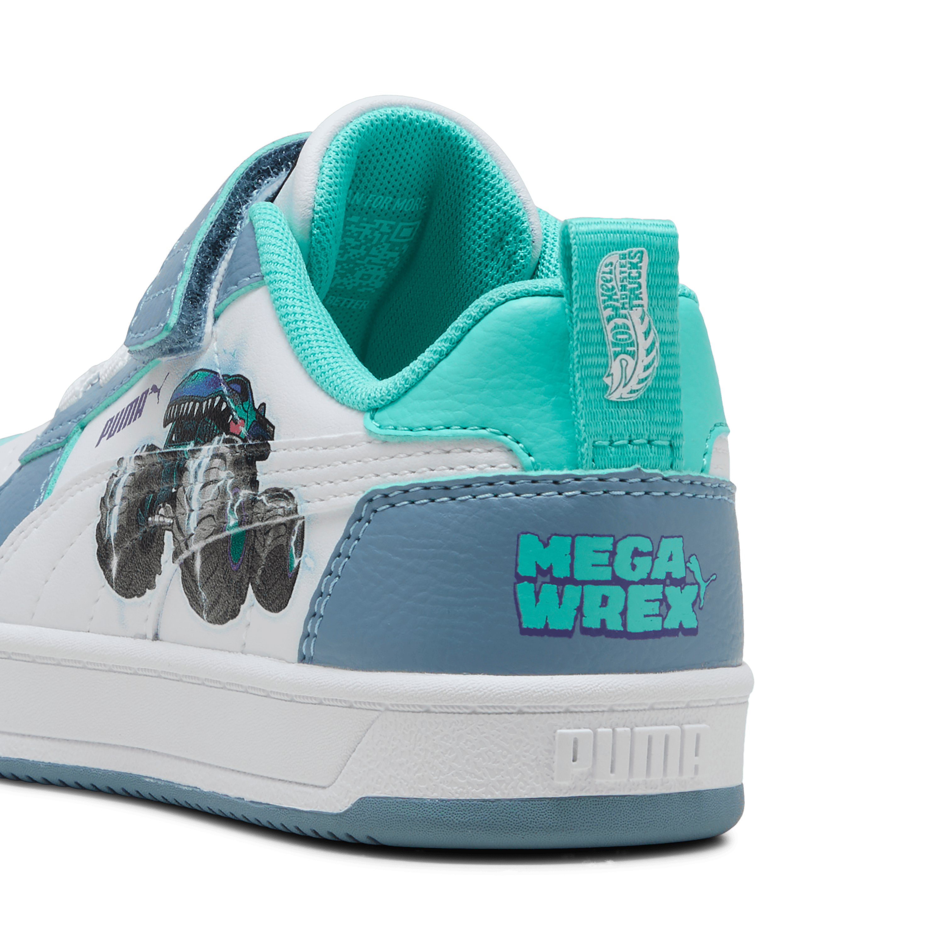 PUMA Children Caven Hot Wheels - Blue / White / Aquatic