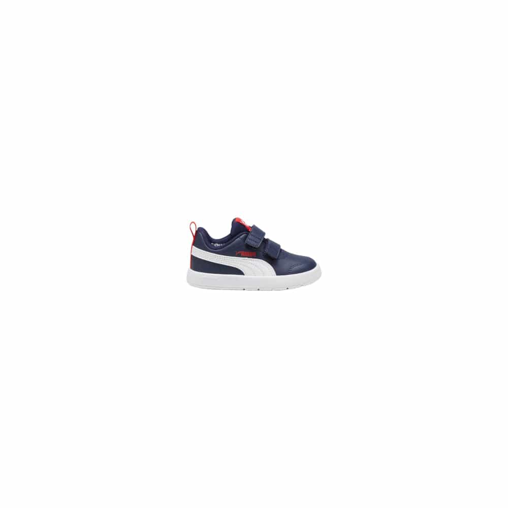 PUMA Infants Courtflex V3 V - Navy / White / Red
