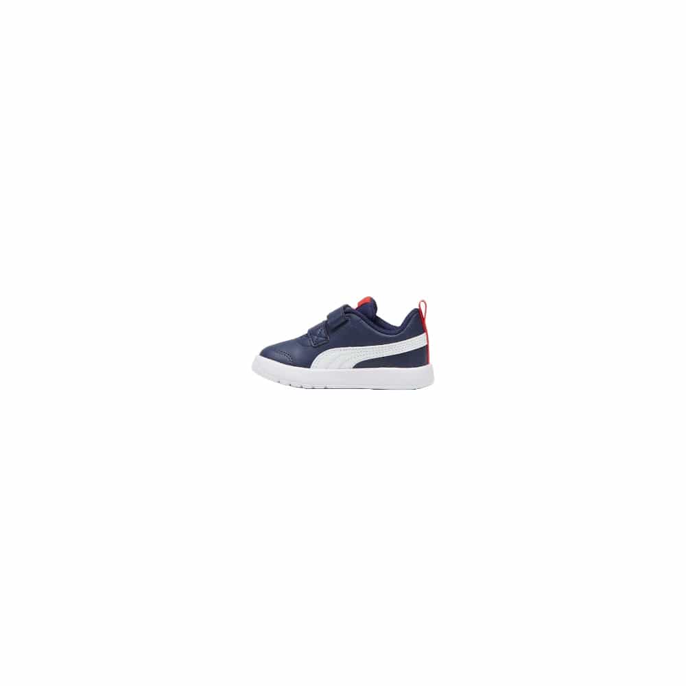 PUMA Infants Courtflex V3 V - Navy / White / Red