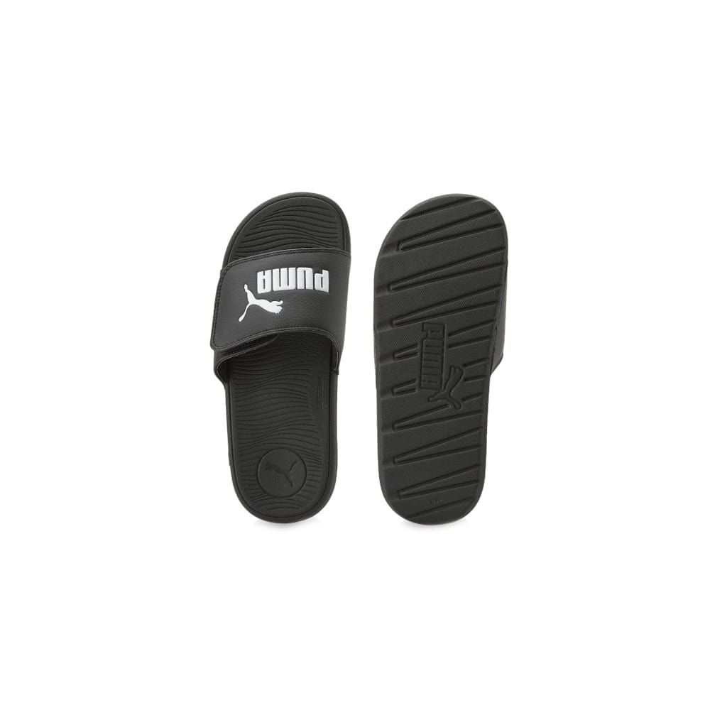 PUMA Kids Cool Cat 2.0 V Slide - Black / White