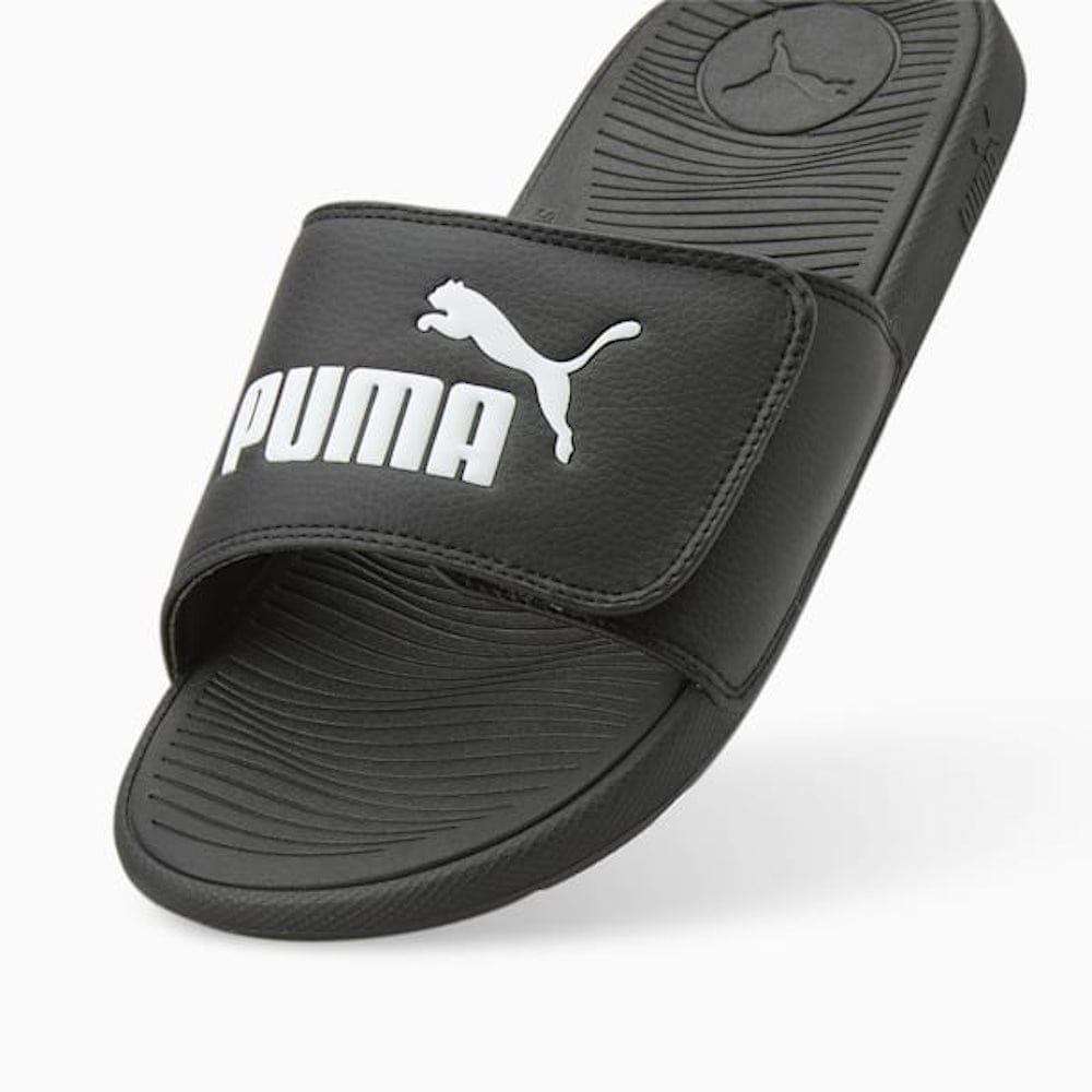 PUMA Kids Cool Cat 2.0 V Slide - Black / White