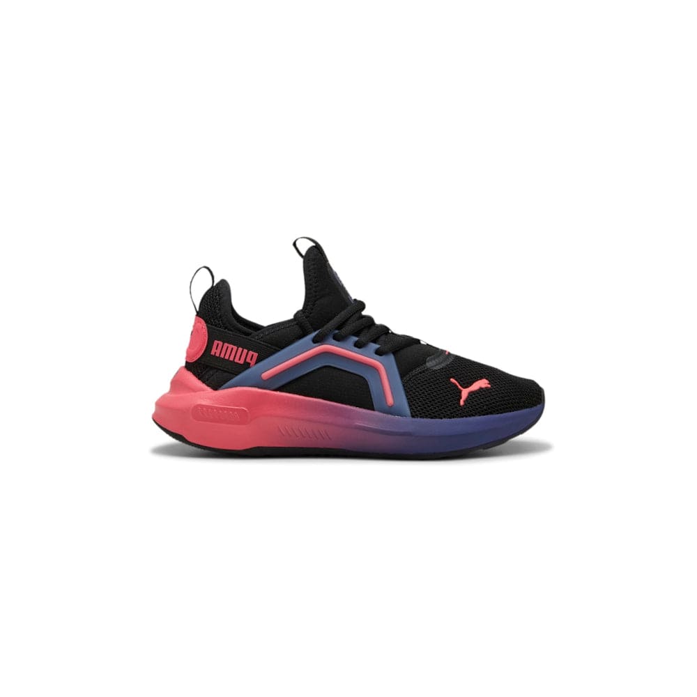 PUMA Kids Softride Enzo 5 - Black / Blue Crystal / Peach