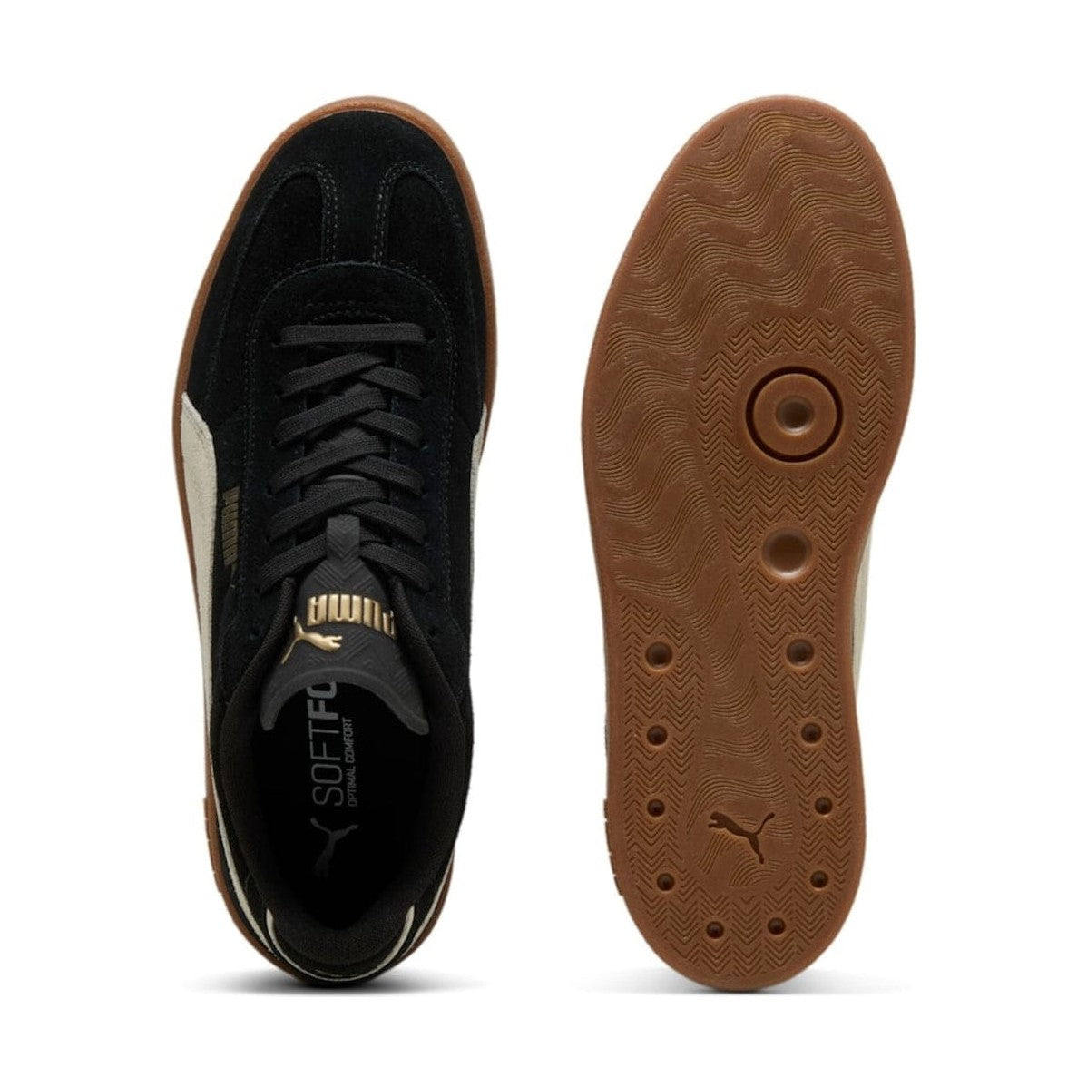 PUMA Club II Era Suede - Black / Alpine / Gum