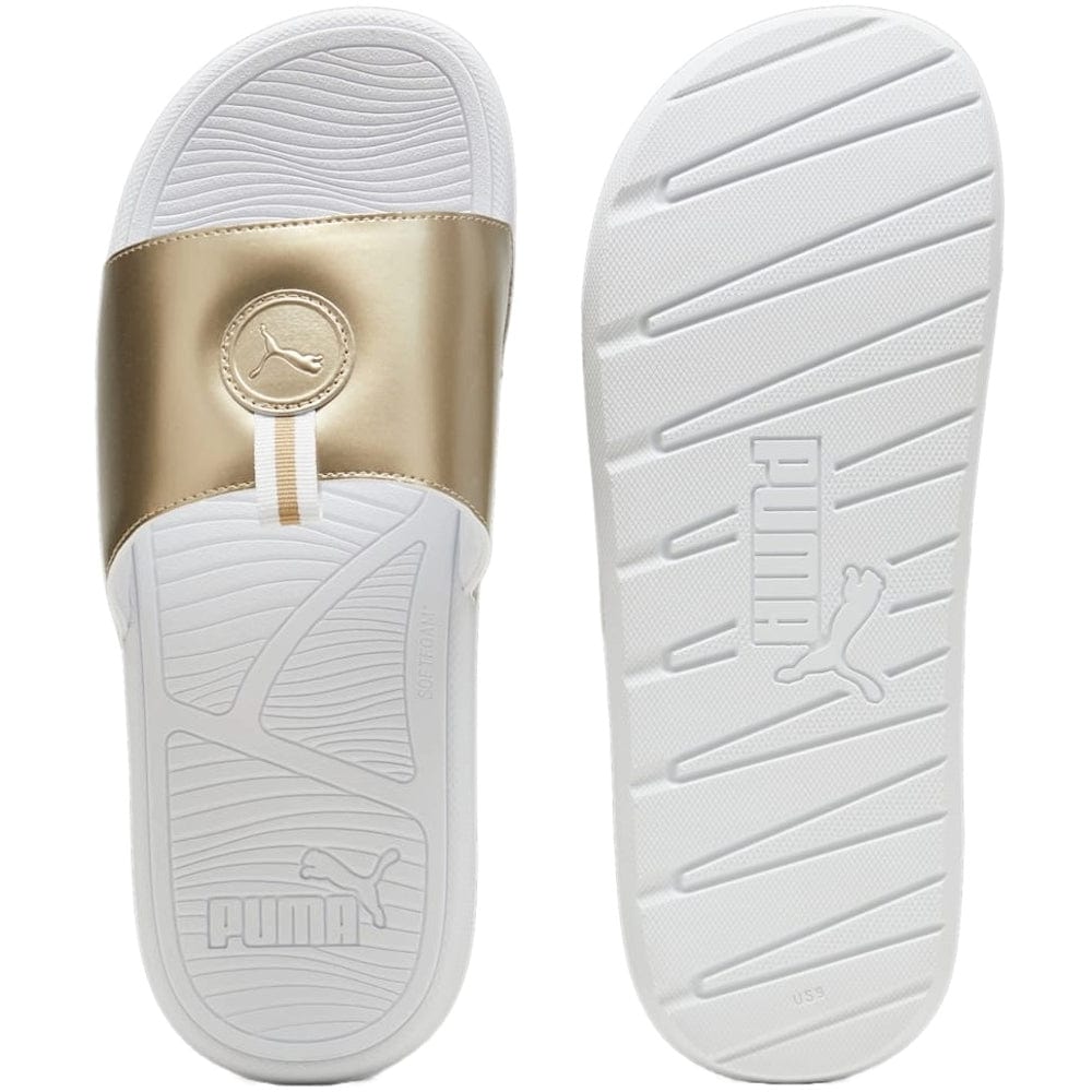 PUMA Cool Cat 2.0 Metallic Dream Slide - White / Gold