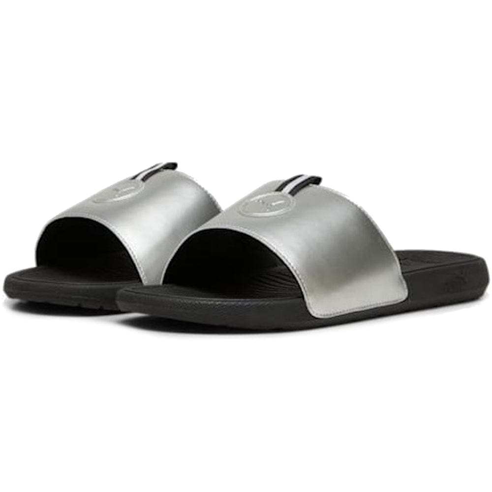 PUMA Cool Cat 2.0 Metallic Slide - Black / Silver